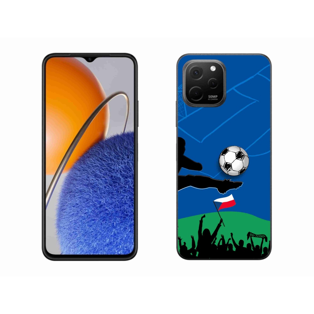 Gél borítás mmCase a Huawei Nova Y61-en - futballszurkolók