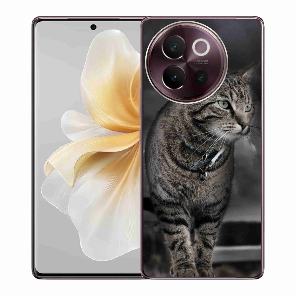 Zselés borítás mmCase a Vivo V40 Lite 5G készülékhez - macska