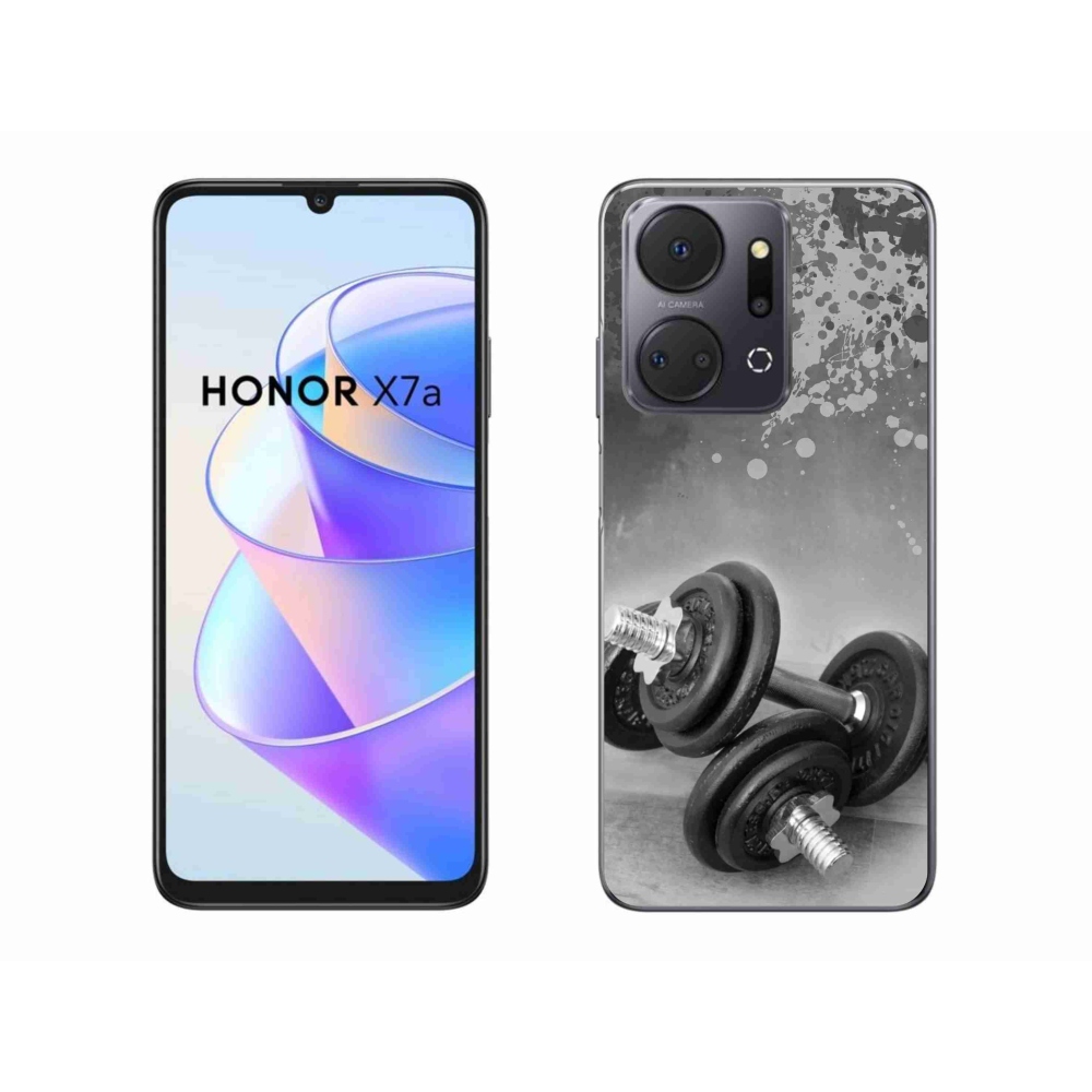Zselés borítás mmCase a Honor X7a számára - súlyzók 1
