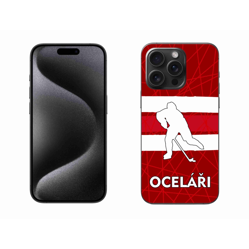 Gél védőburkolat mmCase iPhone 15 Pro Max készülékhez - Acélszín