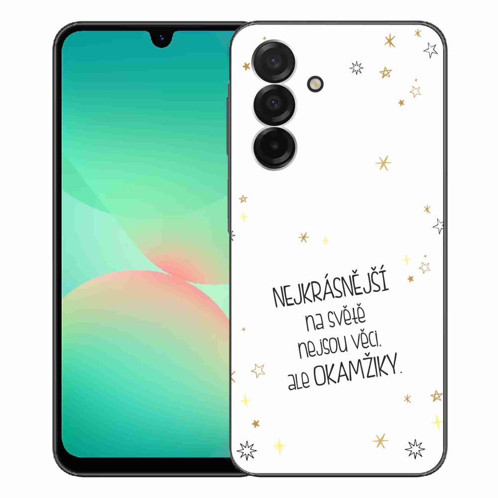 Gél borítás mmCase Samsung Galaxy A26 5G - idézem 4 fehér háttér