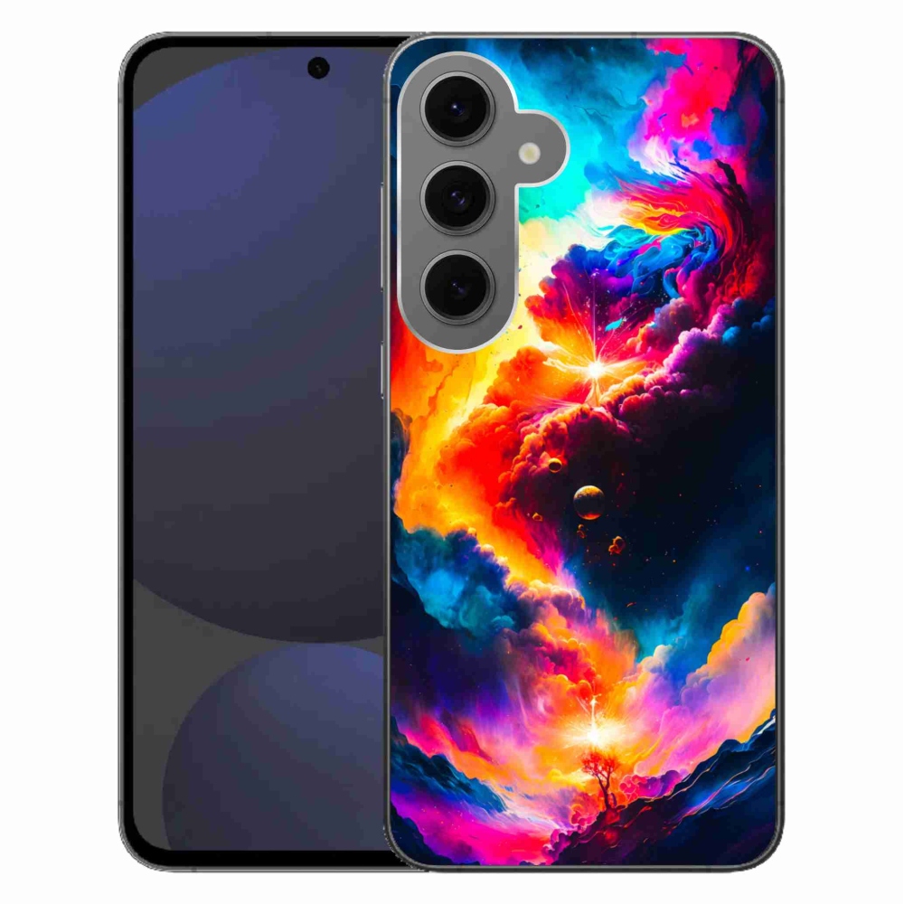 Gél borítás mmCase Samsung Galaxy S24 FE készülékhez - absztrakt motívum