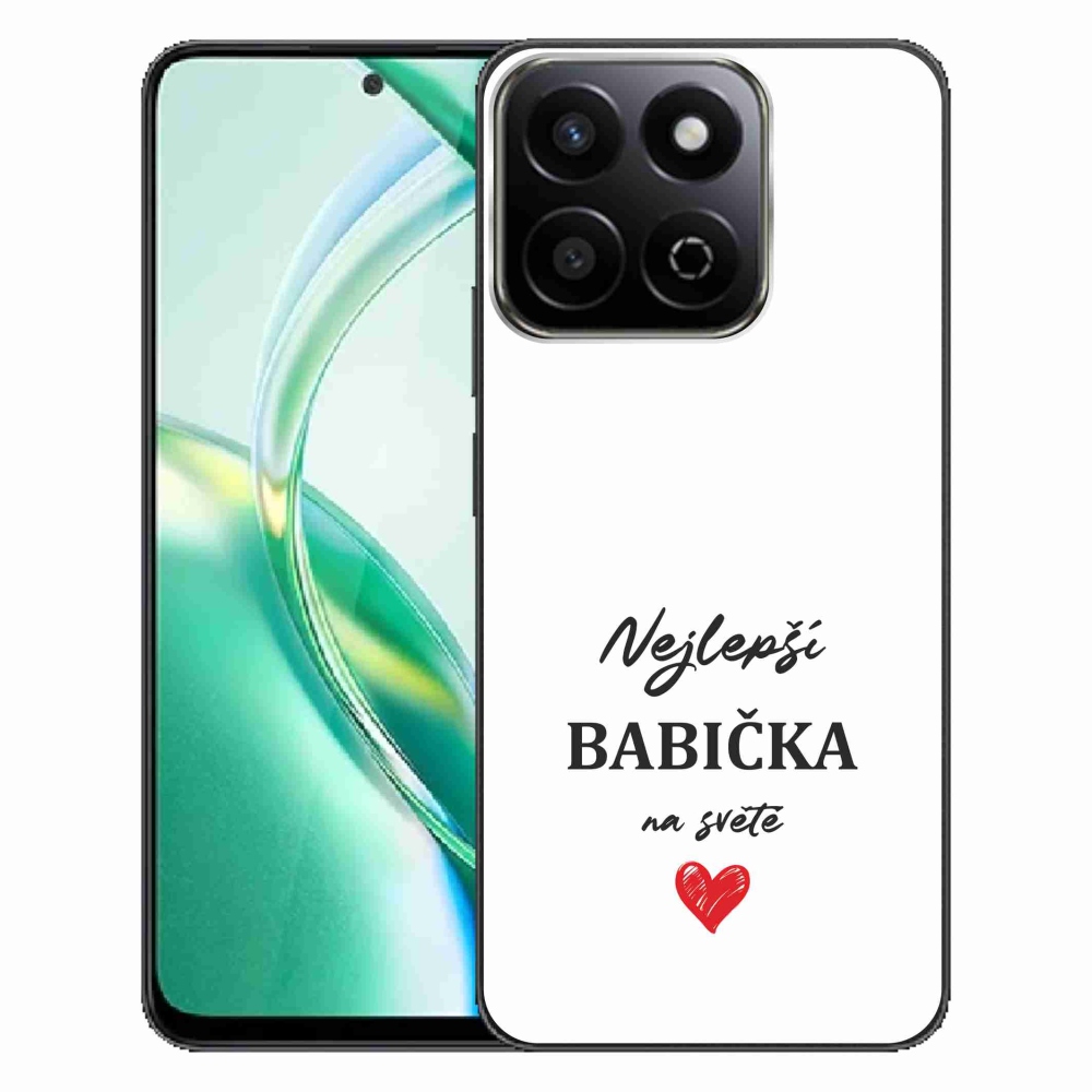 Gél borító mmCase a Honor 200 Smart 5G készülékhez - Best Grandma 1 fehér háttér