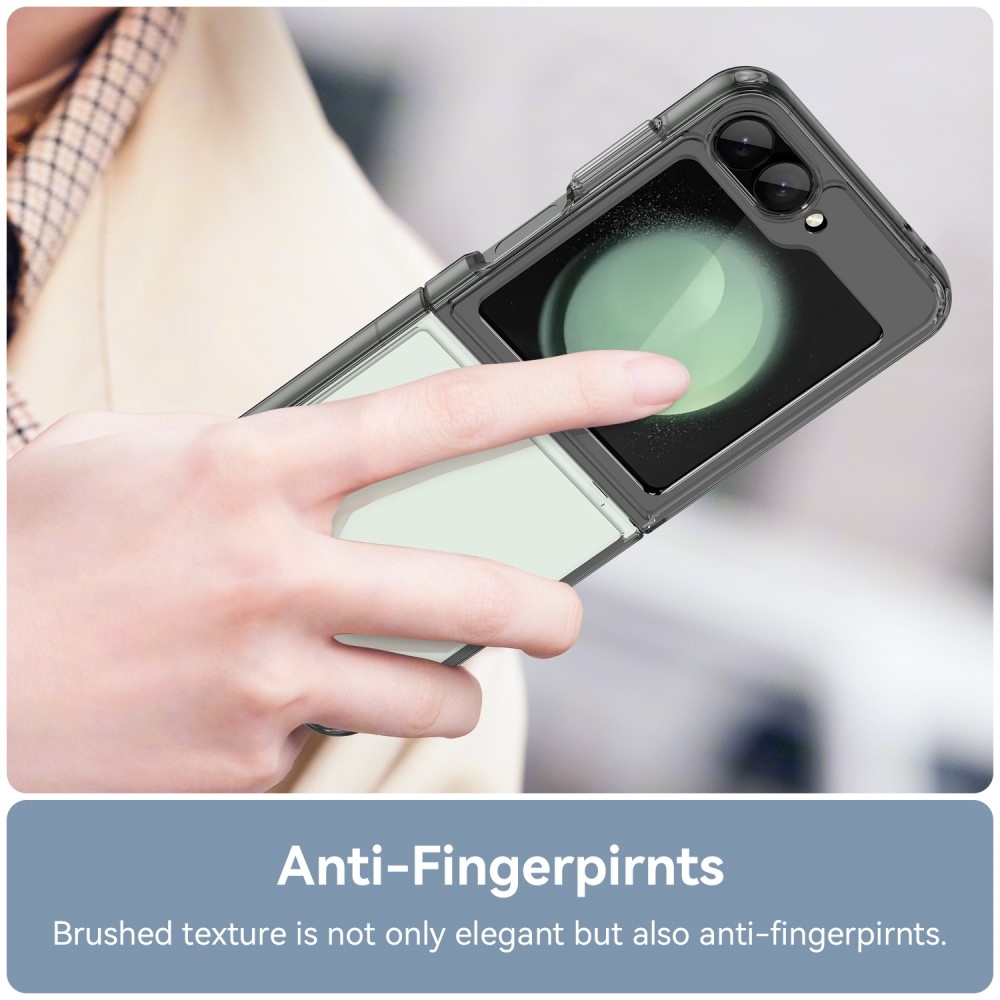 Zselés tok kemény hátlappal Samsung Galaxy Z Flip6 5G - átlátszó