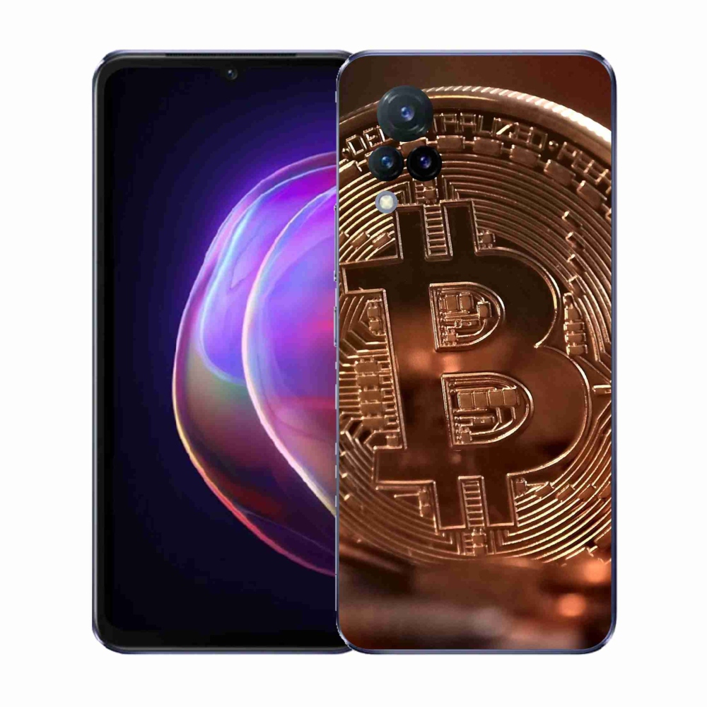 Gél borító mmCase a Vivo V21 4G/5G számára - bitcoin