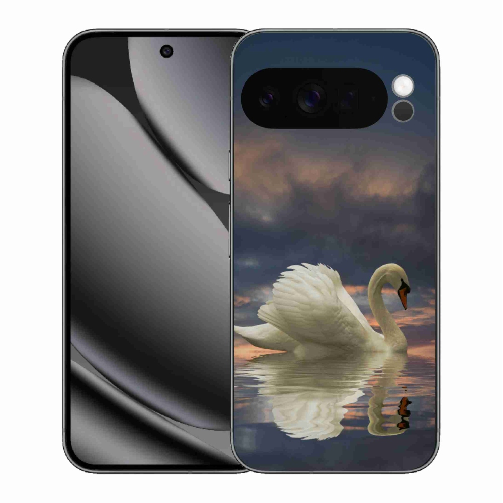 Zselés borítás mmCase a Google Pixel 10 Pro XL-hez - hattyú