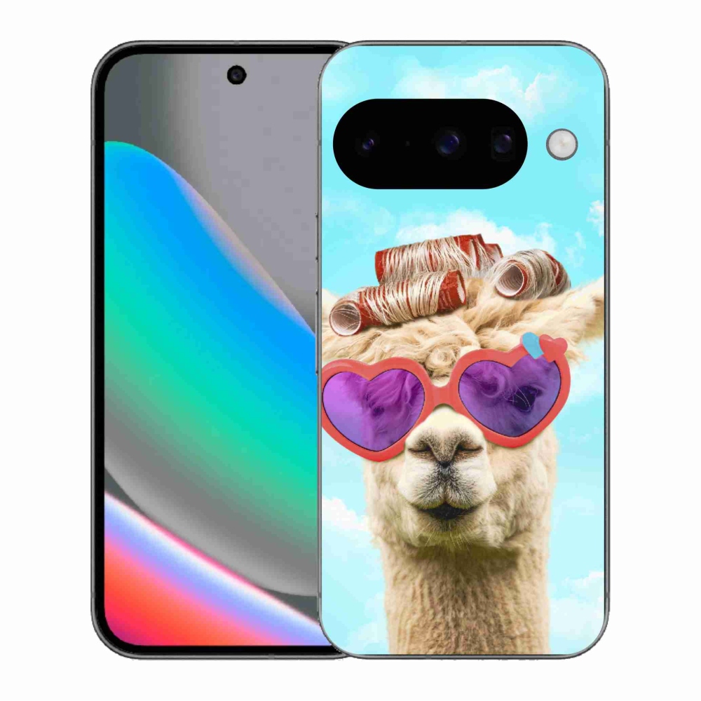 Zselés borítás mmCase a Google Pixel 10 számára - szemüveges láma