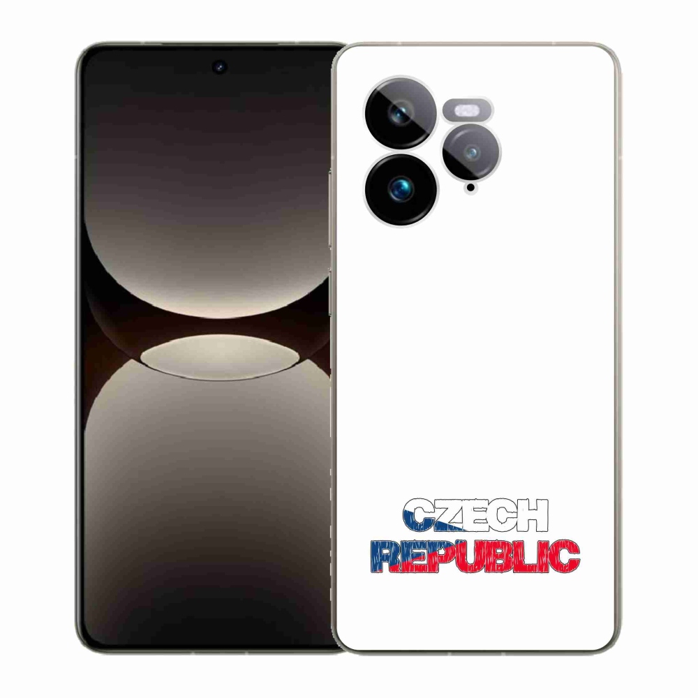 Gél borító mmCase a Realme GT 7 Pro 5G készülékhez - Csehország fehér háttér