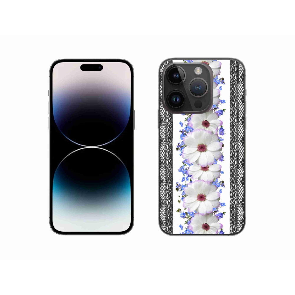Zselés borítás mmCase iPhone 14 Pro készülékhez - virágok 8