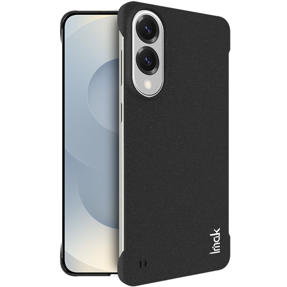 IMK matt zselés tok Samsung Galaxy S25 Edge készülékhez - fekete