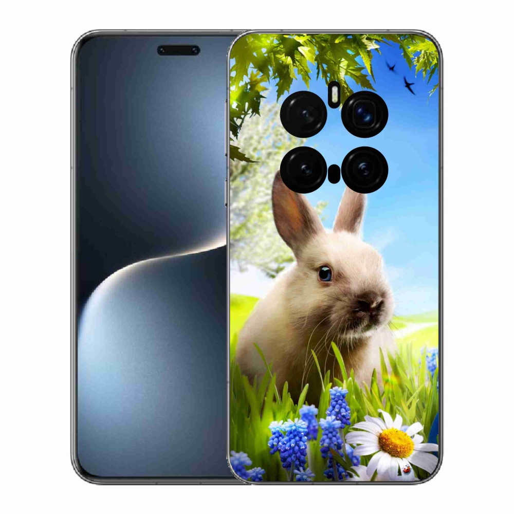 Zselés borítás mmCase a Honor Magic 7 Pro 5G számára - nyuszi