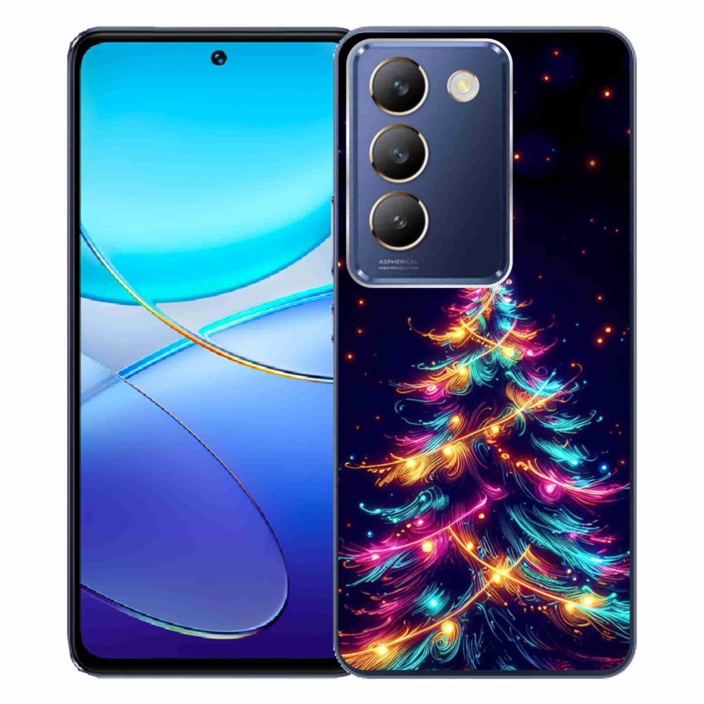 Gél borítás mmCase a Vivo V40 SE 4G/5G készülékhez - neon karácsonyfa