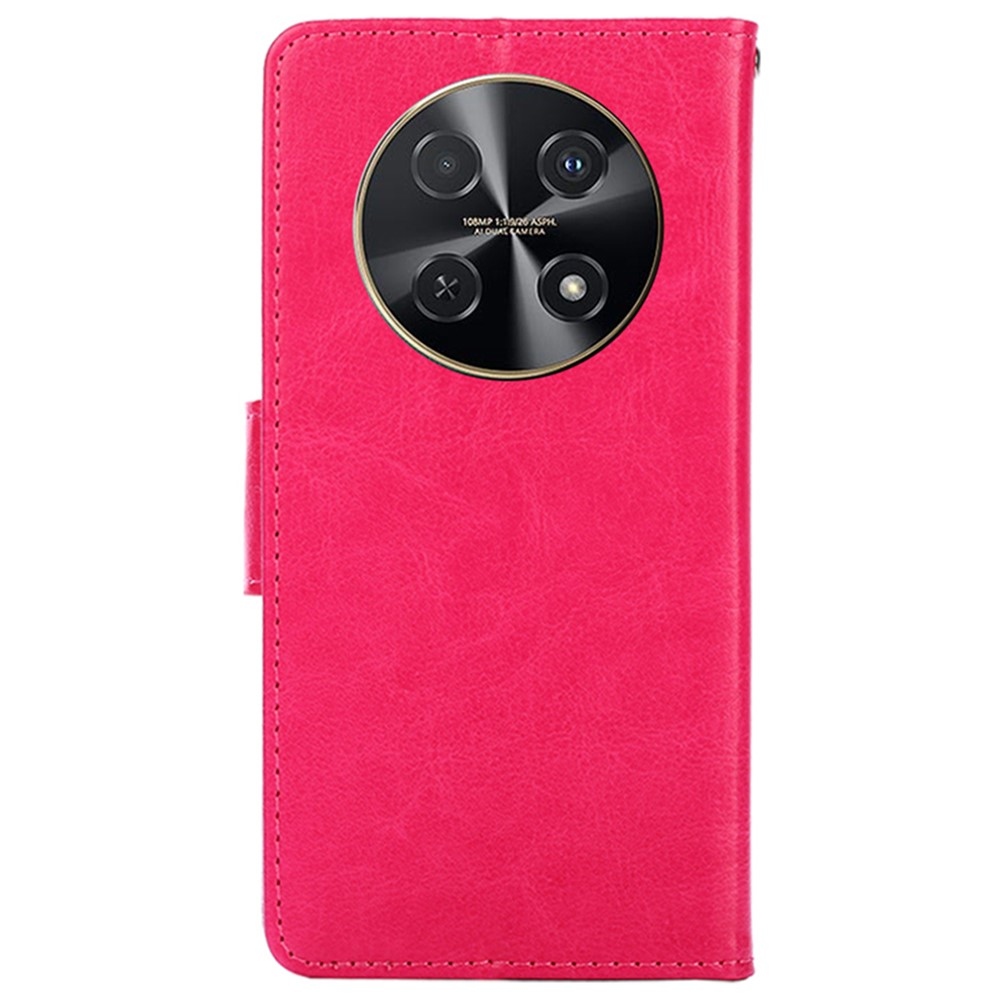 Könyv tok Huawei Nova 12i tok - rózsaszínű