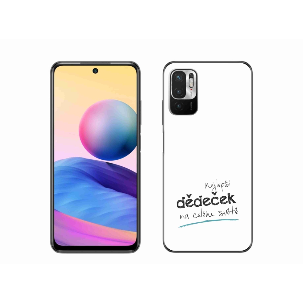 Gél borító mmCase a Xiaomi Poco M3 Pro/5G számára - a legjobb nagypapa 3 fehér háttérrel