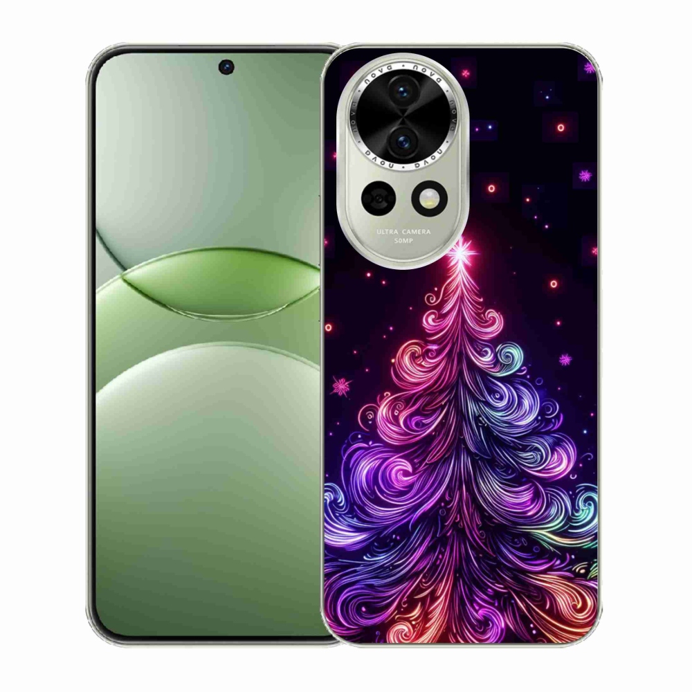 Gél borítás mmCase a Huawei Nova 13 5G - neon karácsonyfa 1