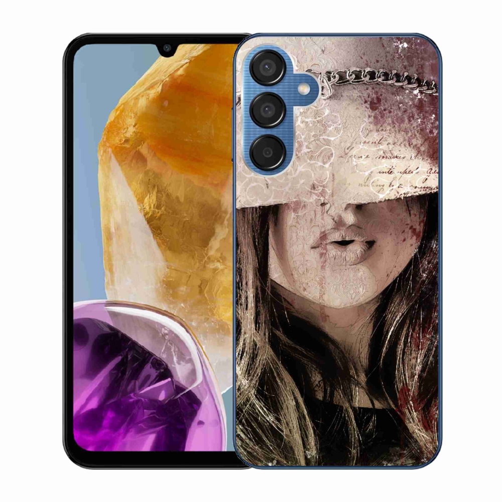 Gél borítás mmCase a Samsung Galaxy M15 5G - lányon