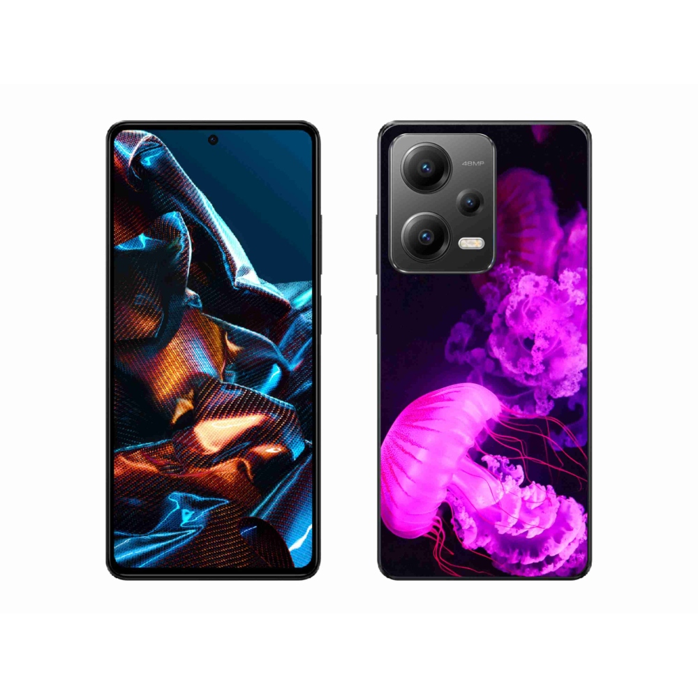 Gél borítás mmCase a Xiaomi Redmi Note 12 Pro 5G-hez - medúza 1