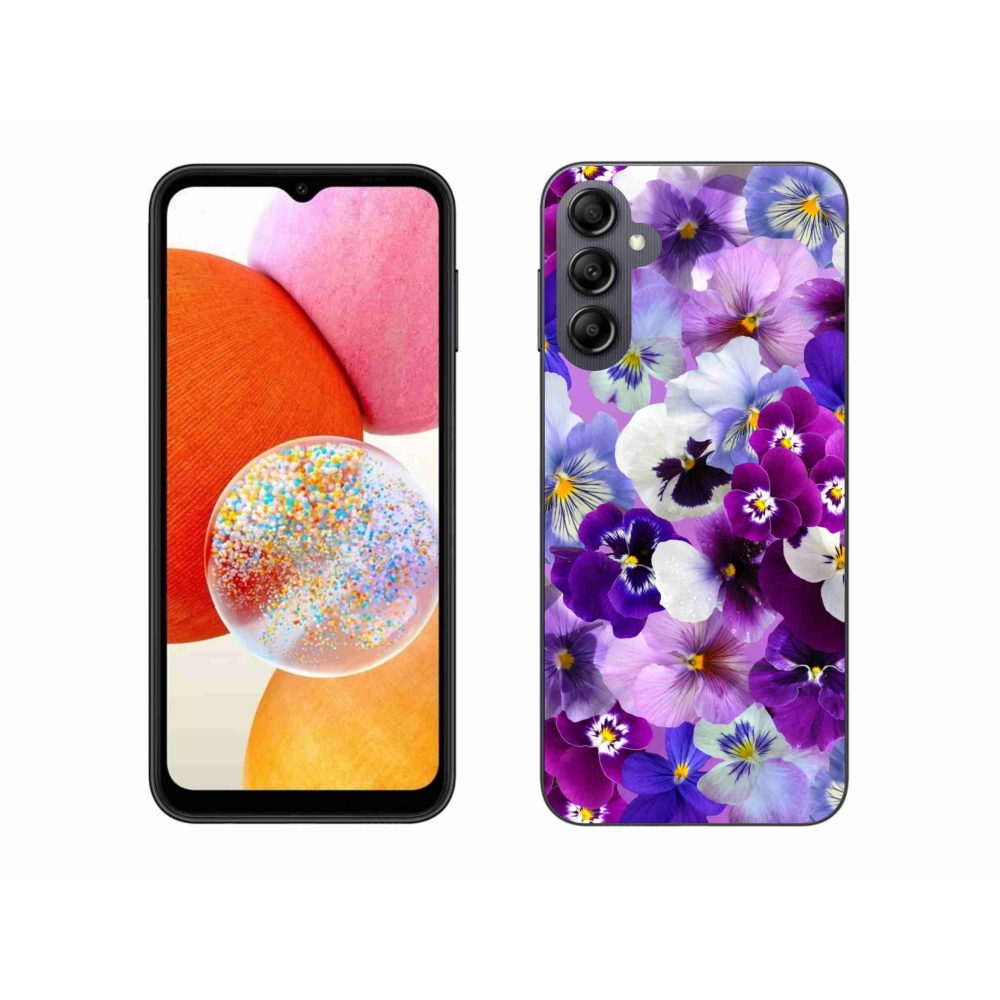 Gél borító mmCase Samsung Galaxy A14 4G/5G - virágok 9