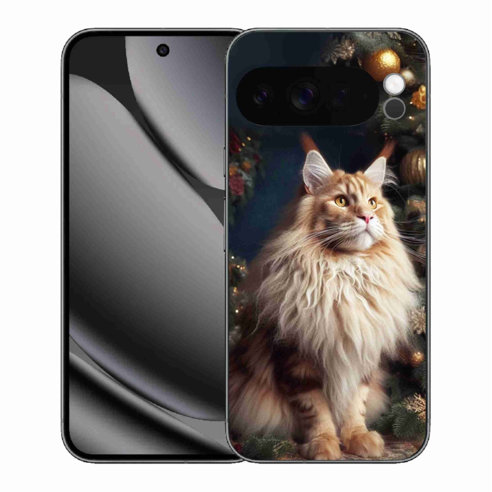 Gél borítás mmCase a Google Pixel 10 Pro XL-hez - macska a fánál