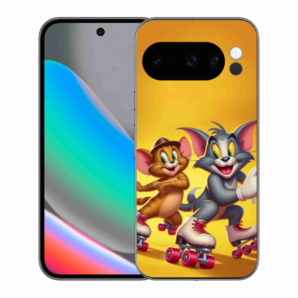 Gél borítás mmCase a Google Pixel 10 Pro számára - tom a jerry