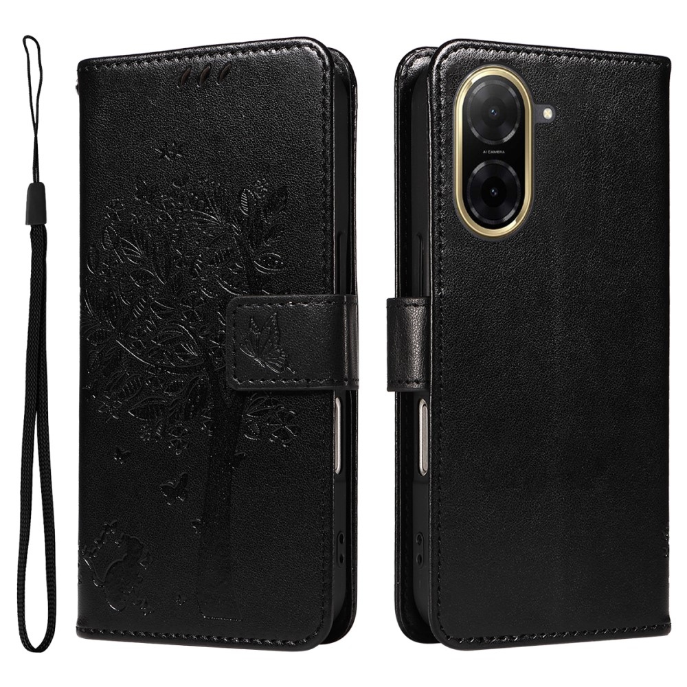 Fák könyve tok Xiaomi Redmi A5 (173.45x79.35x8.45mm) - fekete