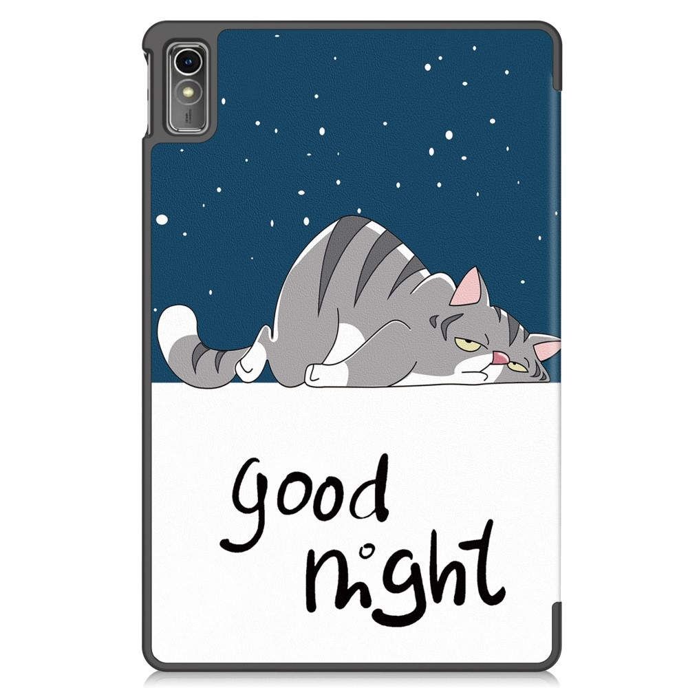 Nyomtatás intelligens záró tok Lenovo Tab M10 5G - macska