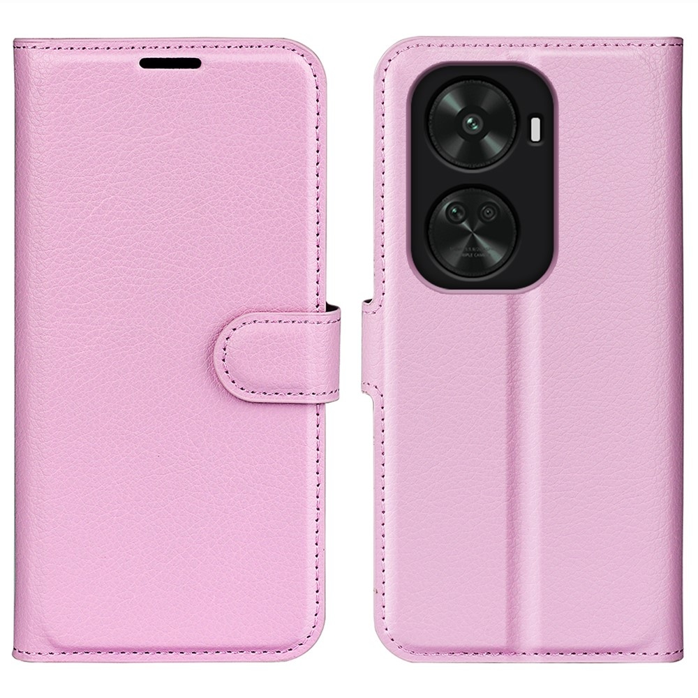 Litchi könyv tok Huawei Nova 12 SE-hez - rózsaszín
