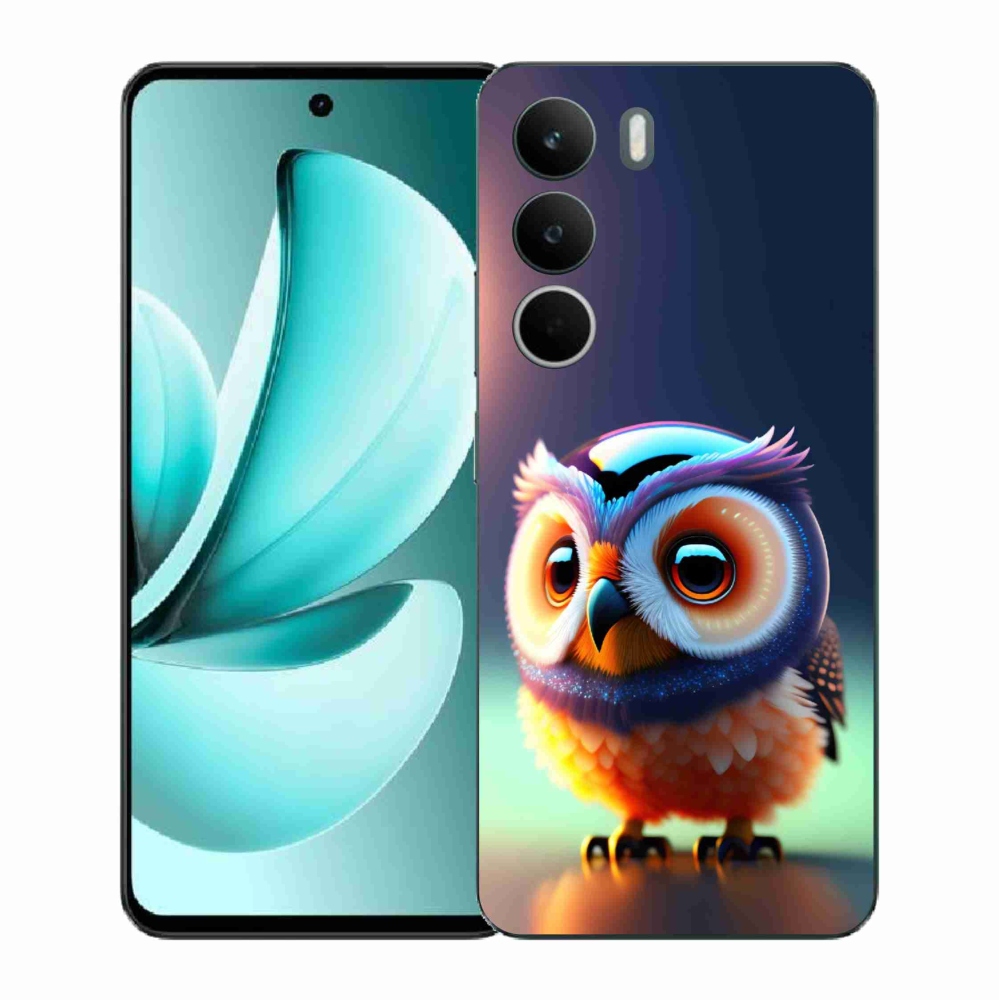 Zselés borító mmCase a Realme C71 készülékhez - bagoly