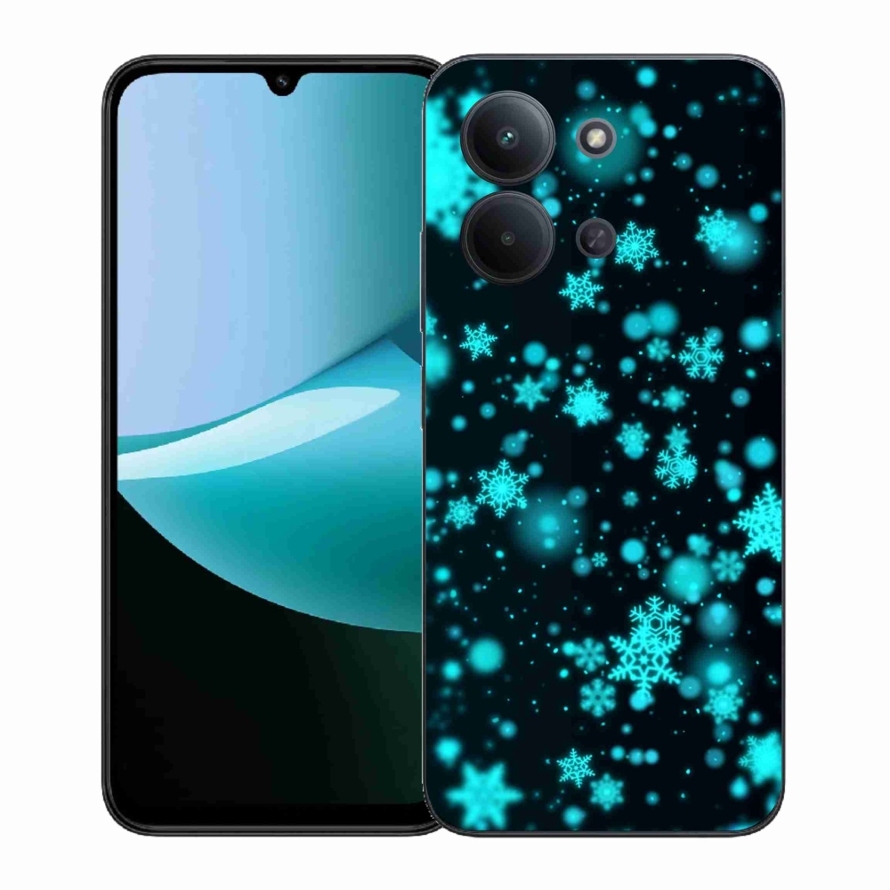 Gél borítás mmCase a Xiaomi Redmi 15C 4G (171mm)/Poco C85 4G (171mm) - hópelyhek 1