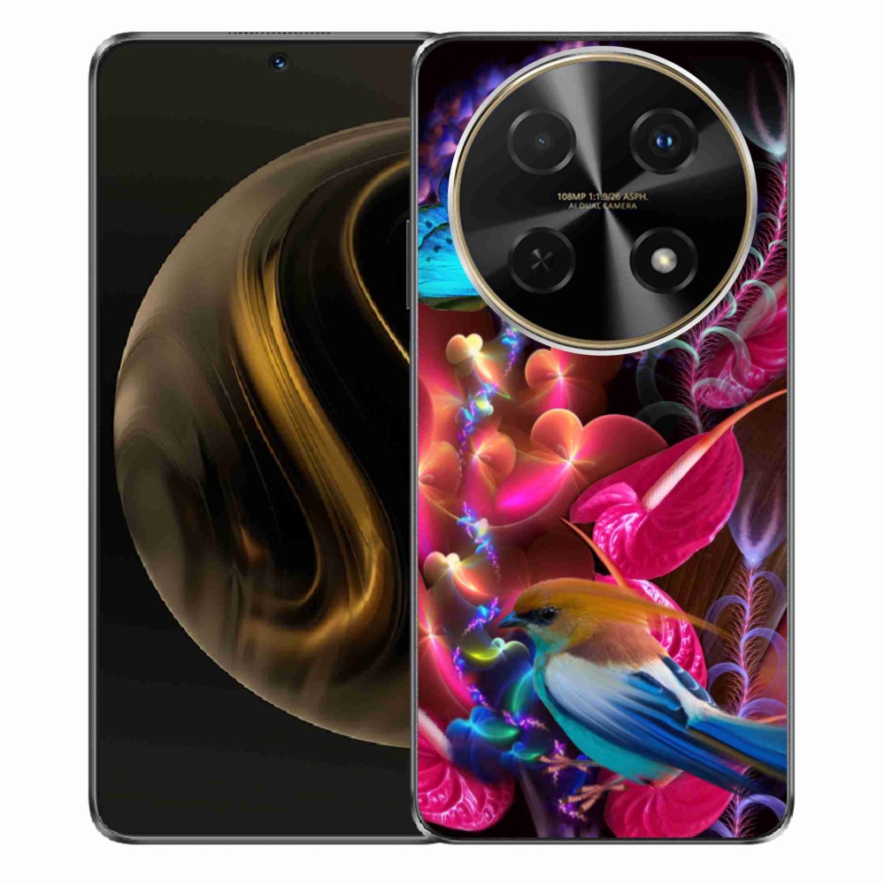 Gél borító mmCase a Huawei Nova 12i készülékhez - színes virágok