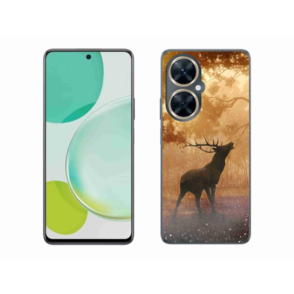 Zselés borítás mmCase a Huawei Nova 11i készülékhez - szarvas a szarvasbőgésben