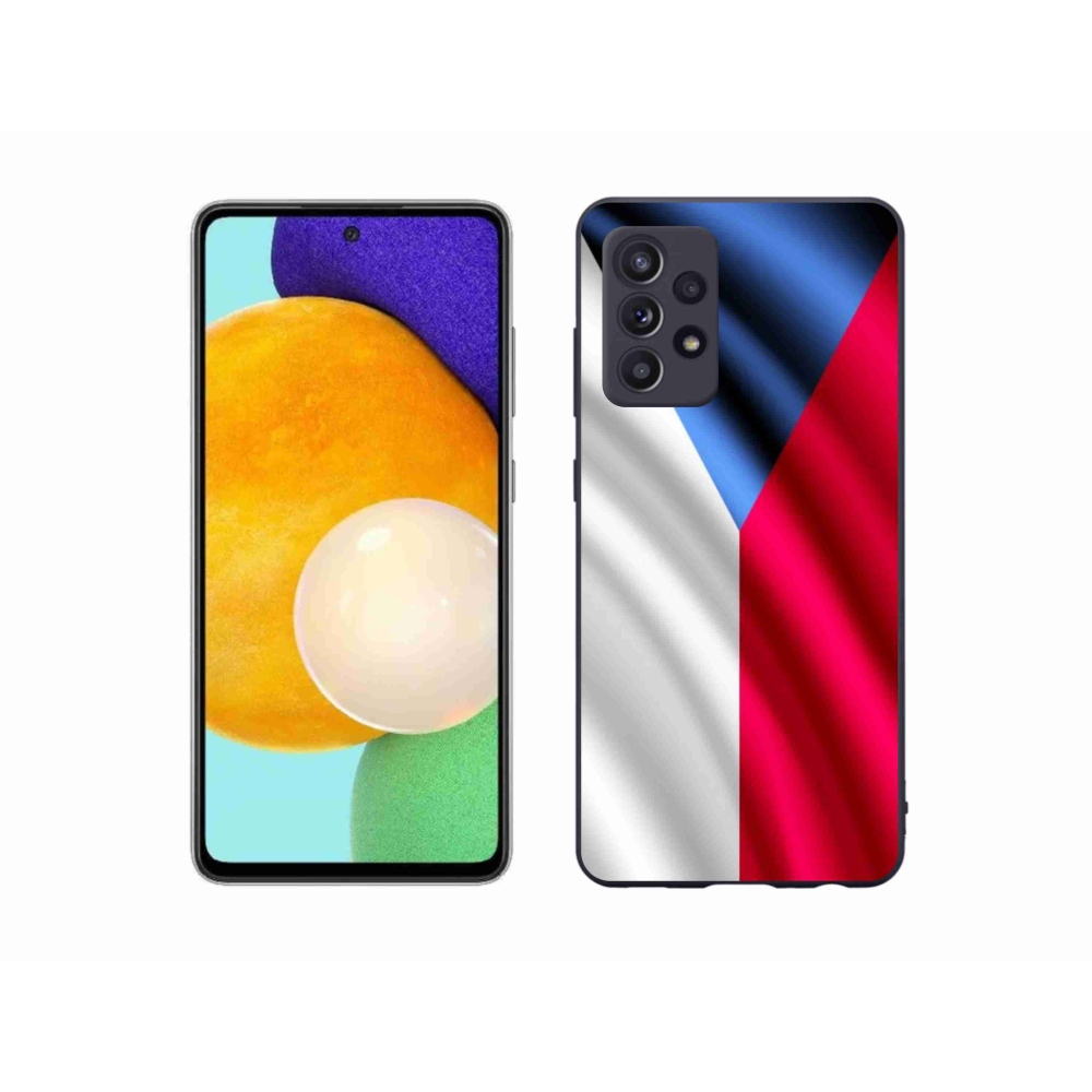 Zselés borítás mmCase Samsung Galaxy A52/A52 5G - cseh zászlóhoz