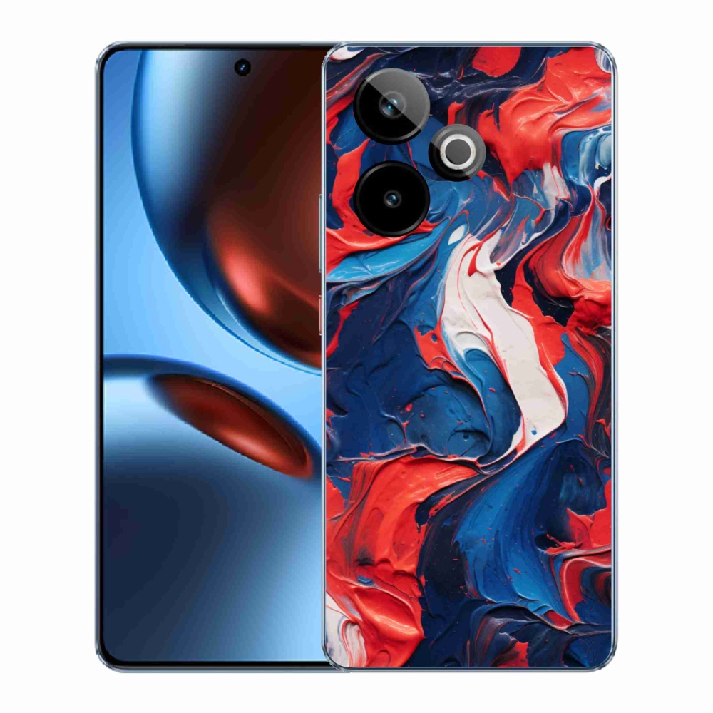 Rugalmas zselés tok mmCase képpel a Realme GT 7 5G/GT 7T 5G számára - absztrakt motívum 7