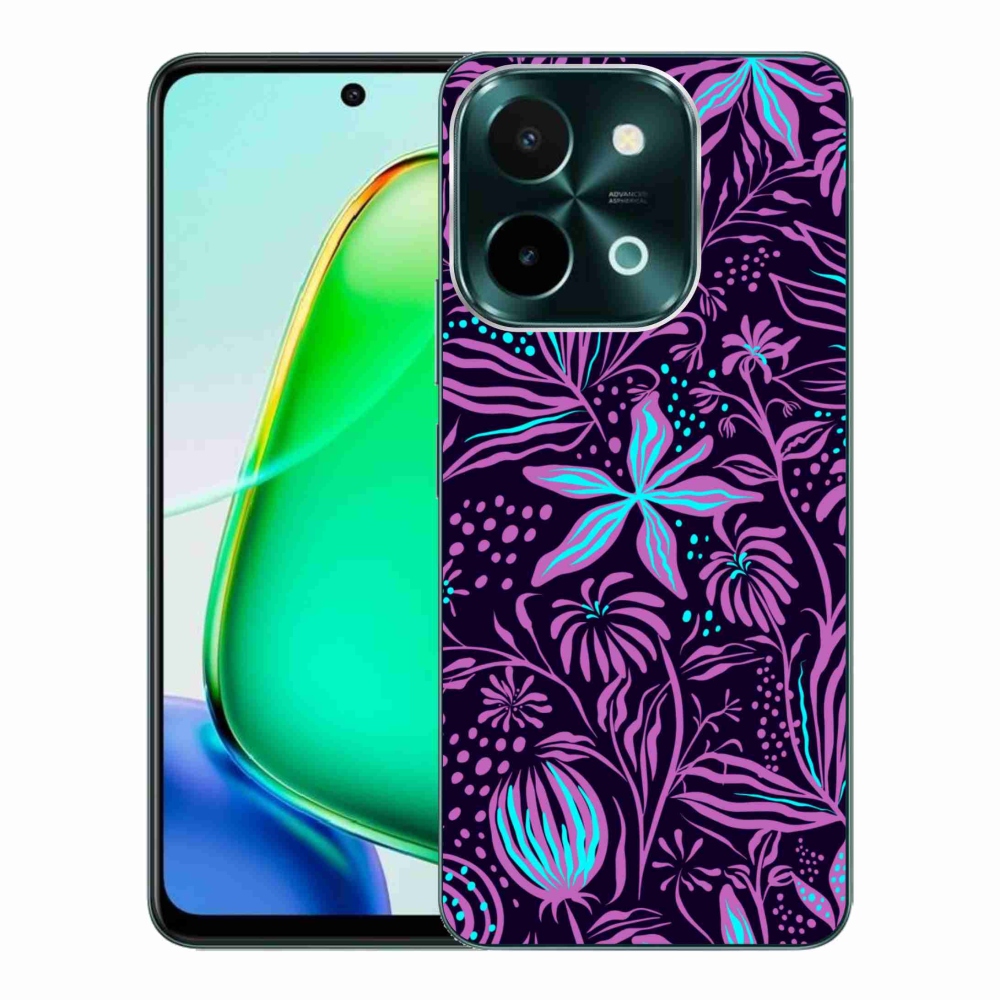 Zselés borítás mmCase a Vivo Y28-hoz - virágok 2