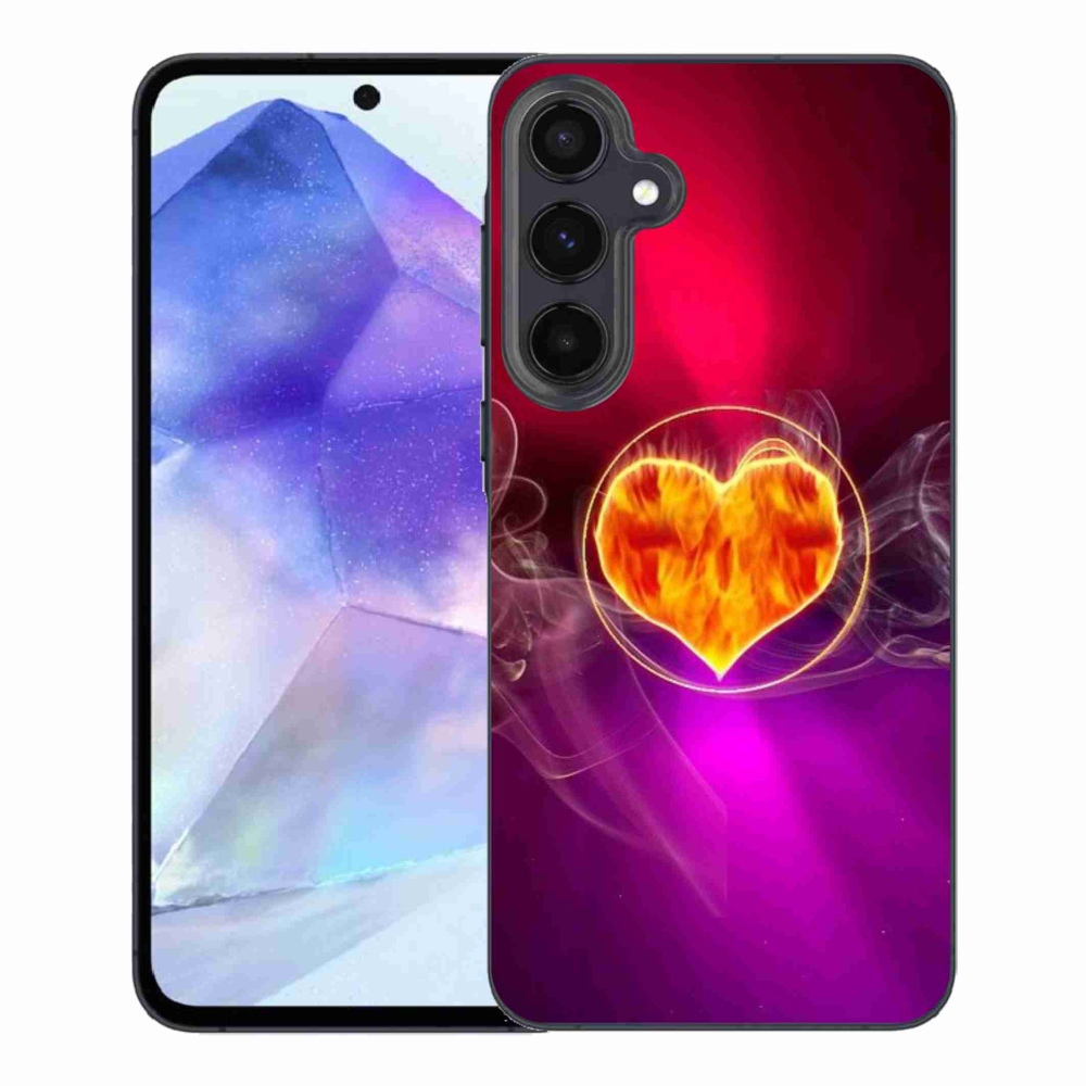 Gél borítás mmCase Samsung Galaxy A55 5G - tüzes szív