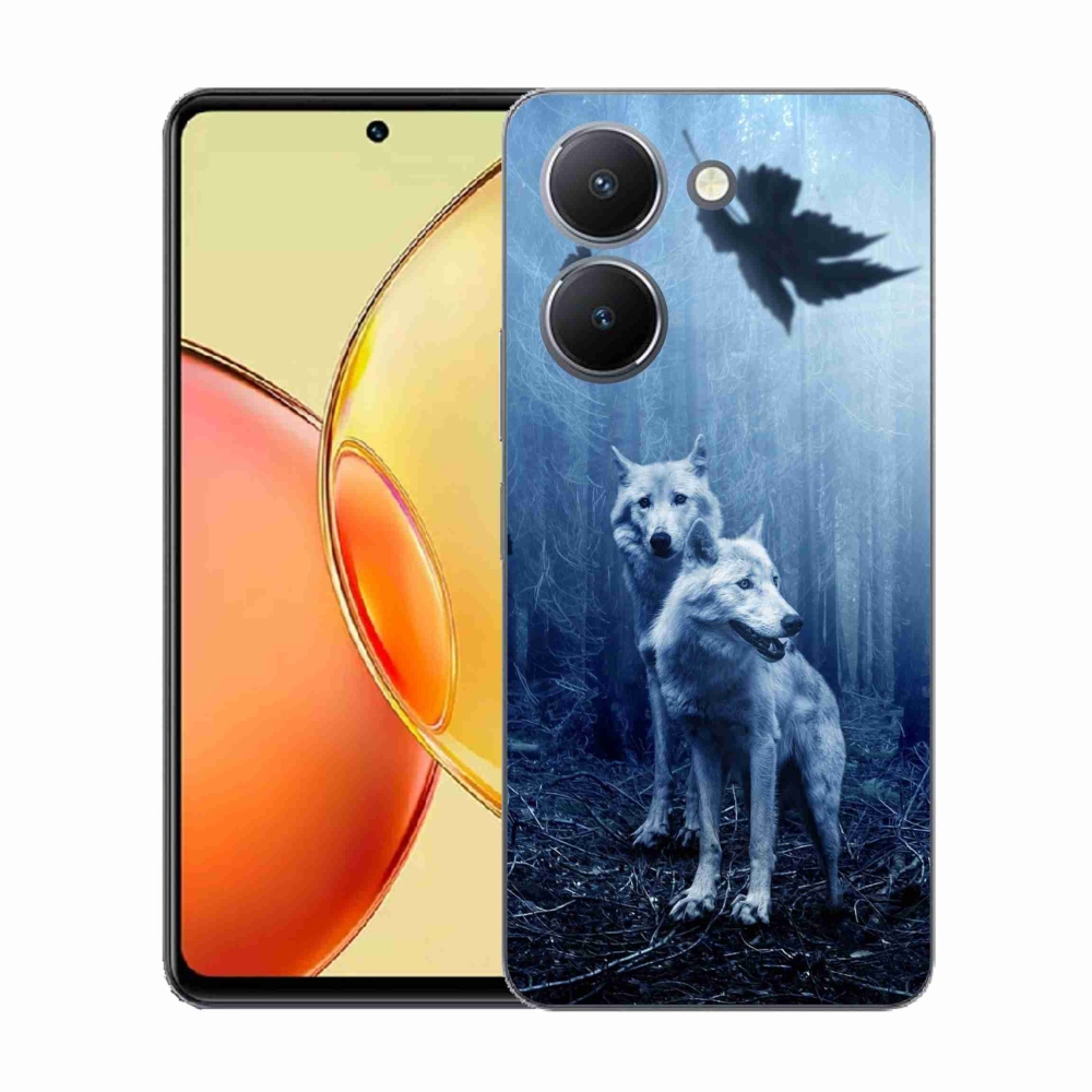 Gél borítás mmCase a Vivo Y36-hoz - farkasok az erdőben