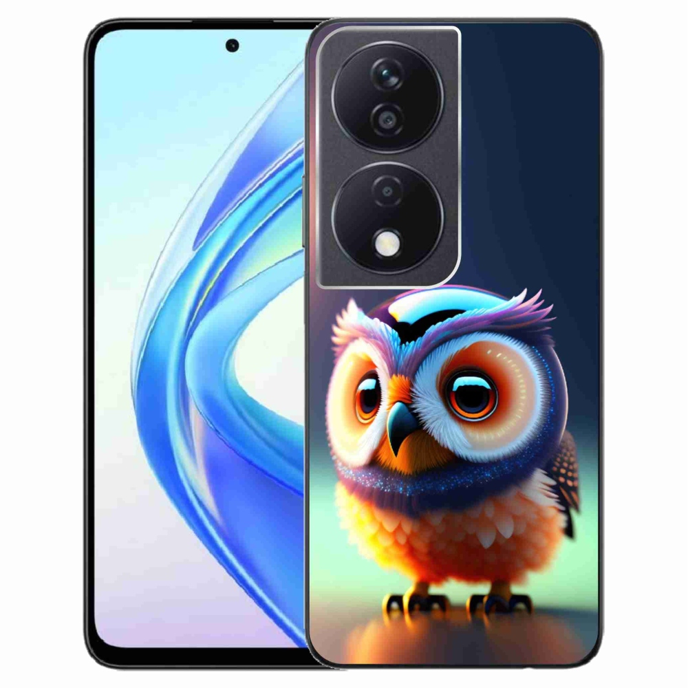 Gél védőhuzat mmCase a Honor X7b/Honor 90 Smart készülékhez - bagoly