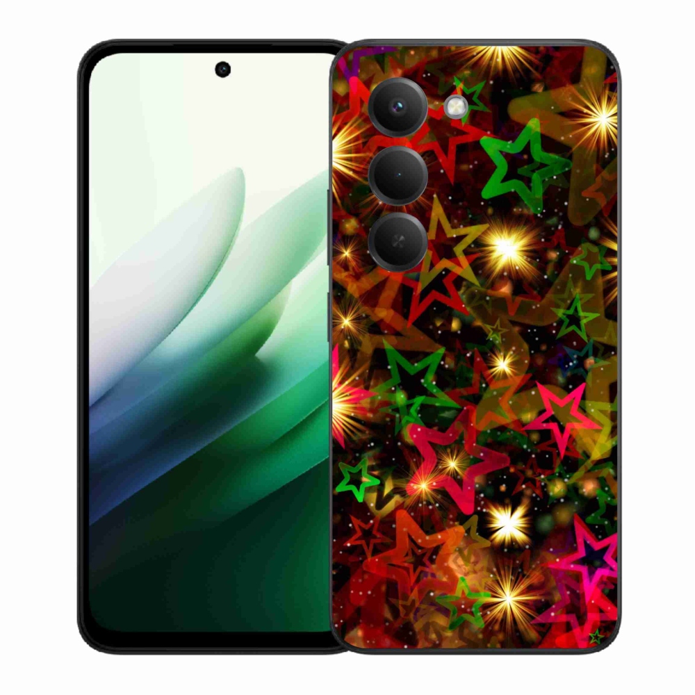 Gél borítás mmCase a Xiaomi Redmi 15 5G-hez - színes csillagok