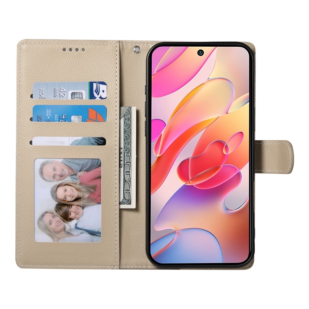 Snap book tok Samsung Galaxy A17 4G/5G készülékhez - bézs színű