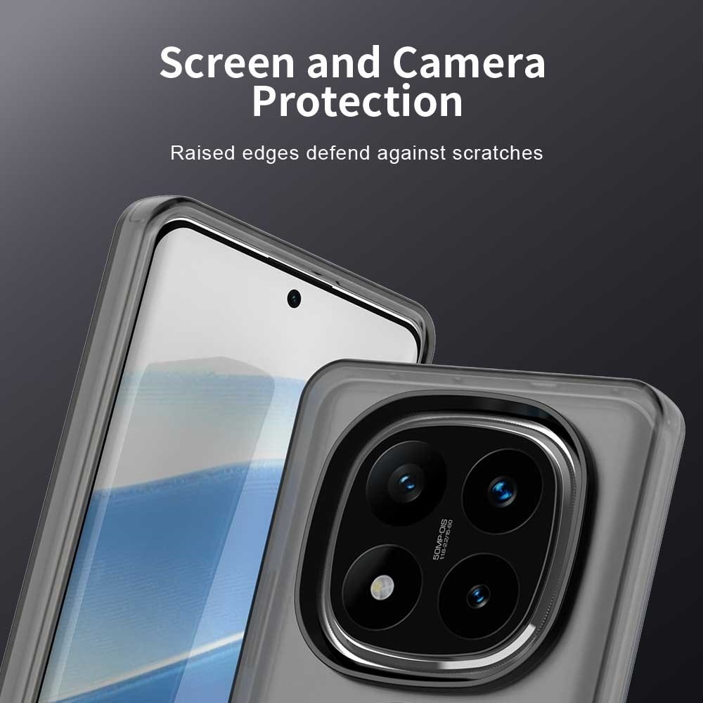 Candy zselés tok MagSafe-val a Xiaomi Redmi Note 14 Pro-ra - fekete