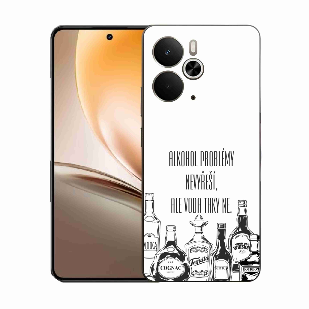 Gél borító mmCase a Realme 14 5G/14T 5G-hez - vicces szöveg fehér háttérrel