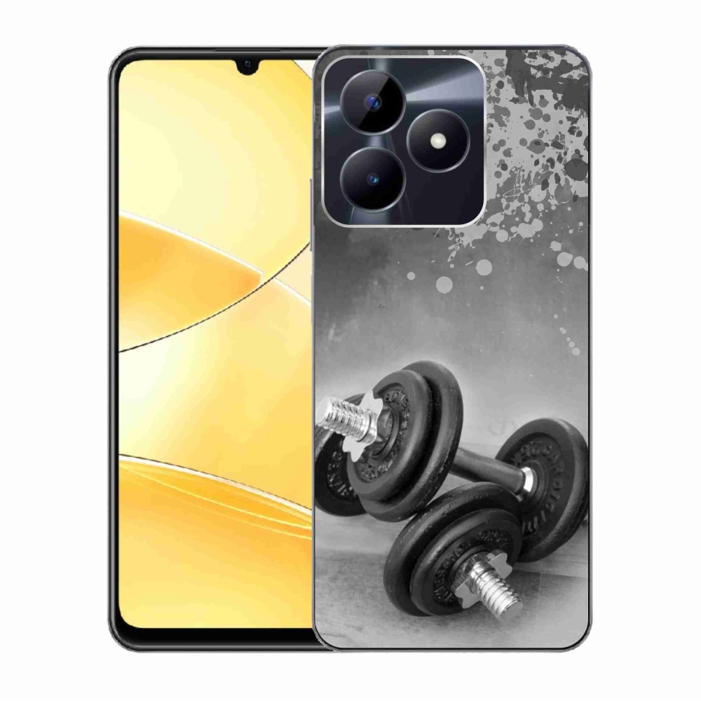 Zselés borítás mmCase a Realme C51/C53 készülékhez - súlyzók 1