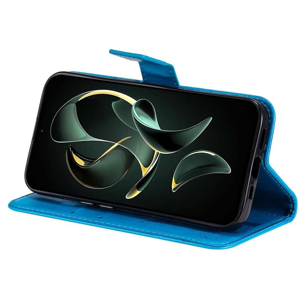 Fa könyv tok Xiaomi 13T/13T Pro készülékhez - kék