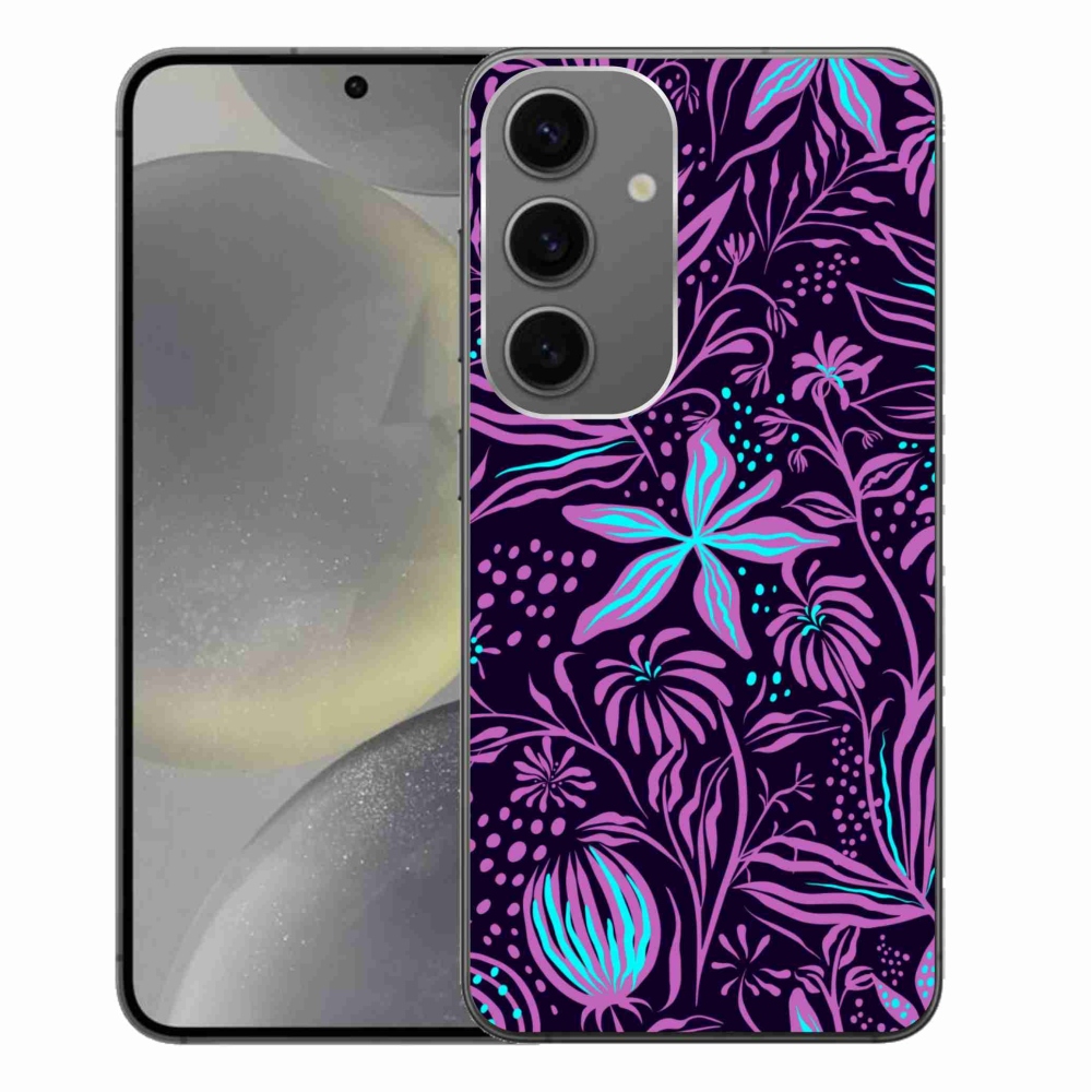 Zselés borítás mmCase Samsung Galaxy S24+ - virágok 2