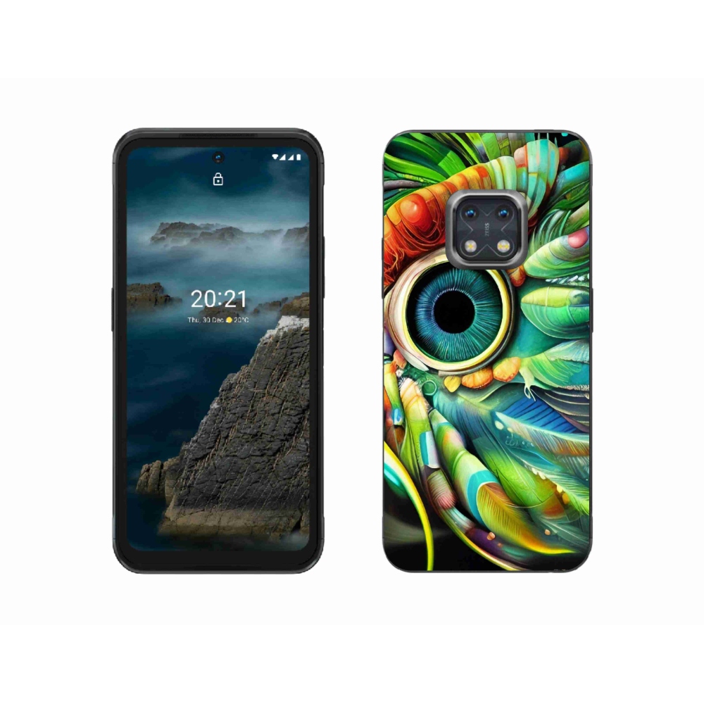 Zselés borítás mmCase a Nokia XR20 készülékhez - absztrakt motívum 18