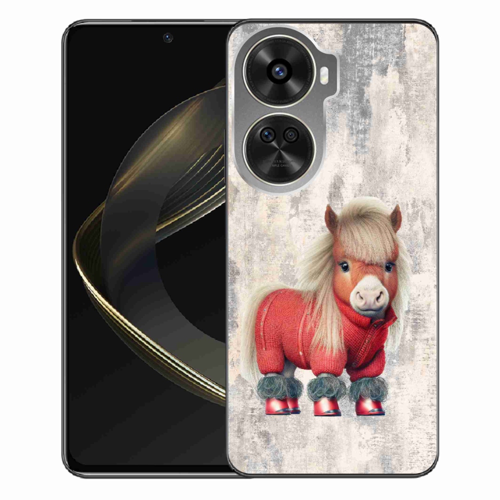 Gél borítás mmCase a Huawei Nova 12 SE-hez - póni pulóverben