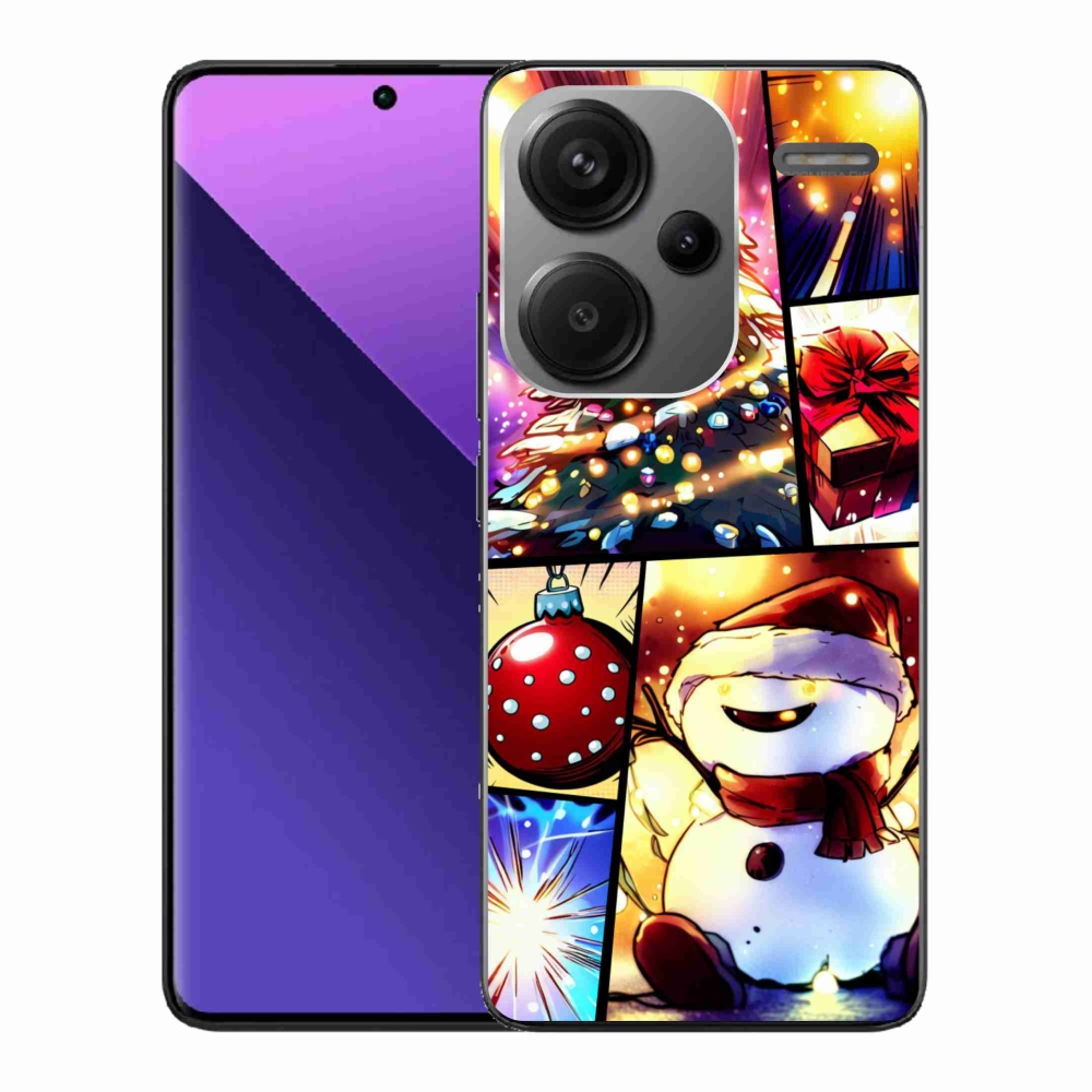 Gél borítás mmCase a Xiaomi Redmi Note 13 Pro+ 5G számára - karácsonyi motívumok 1