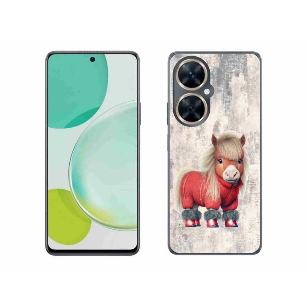 Gél borítás mmCase a Huawei Nova 11i készülékhez - póni pulóverben