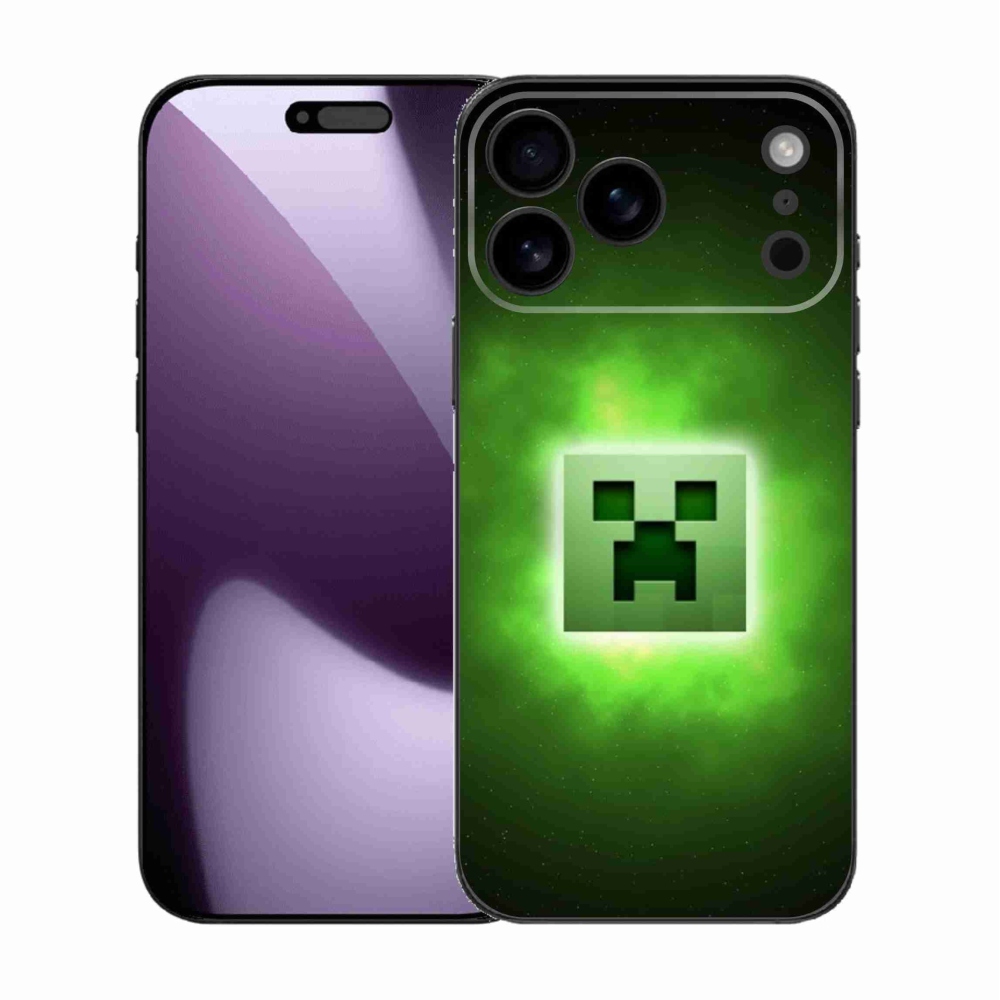 Gél borítás mmCase iPhone 17 Pro Max készülékhez - minecraft