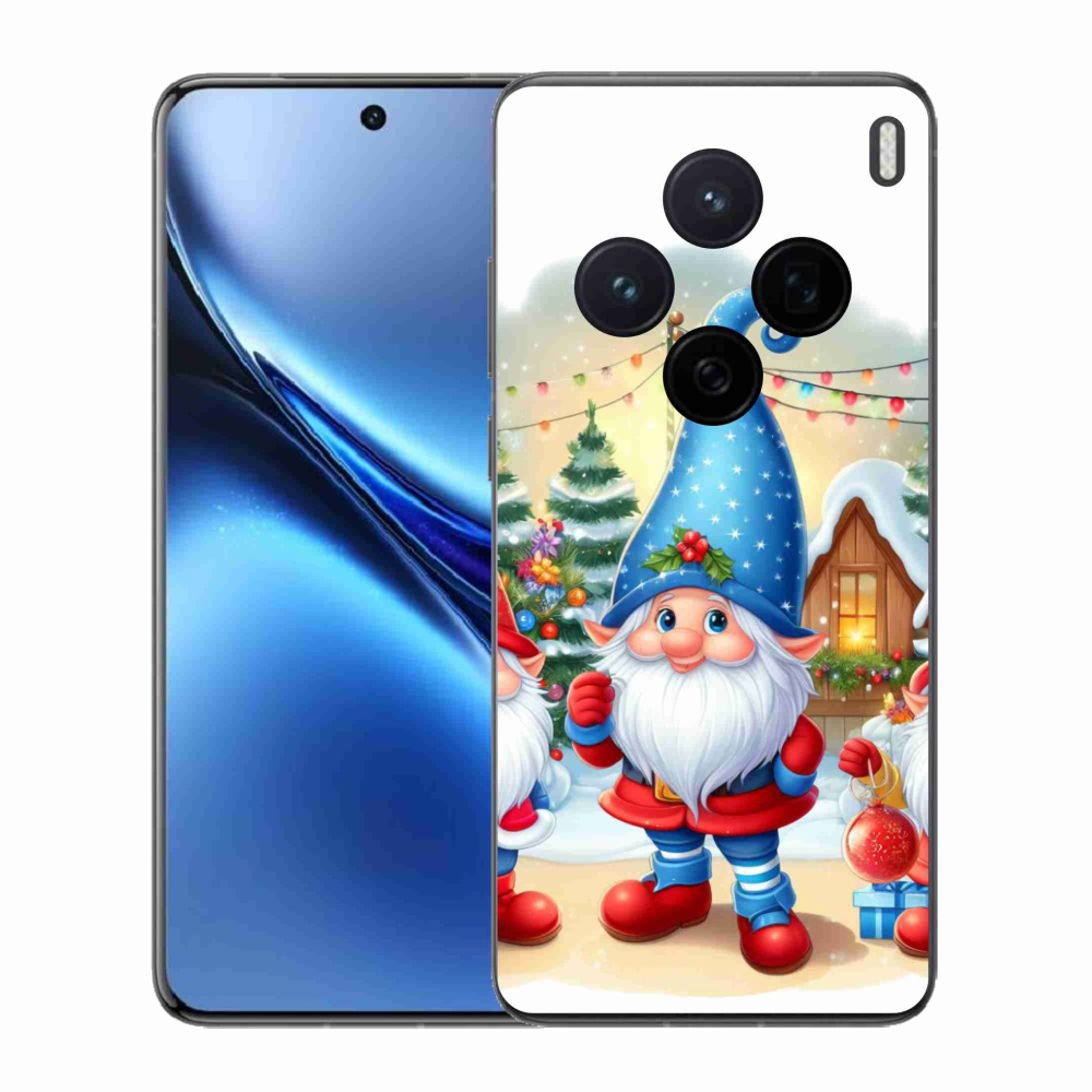 Zselés borítás mmCase a Vivo X200 5G-hez - Karácsonyi manók